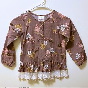 Hanna Andersson Woodland Tunic - 110 (5/6)